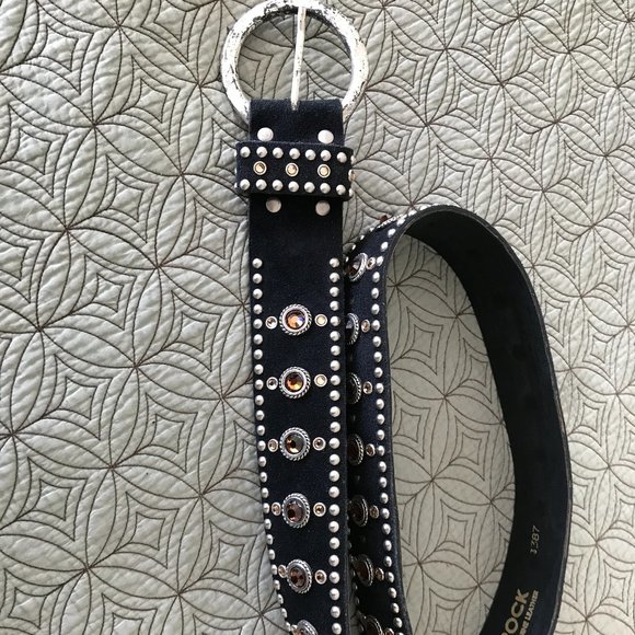 Embellished leather belt main image 6